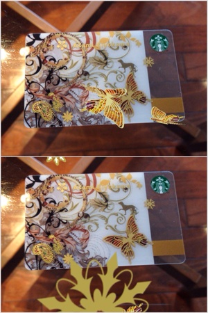 【スタバ】蝶が飛び出すスターバックスカード清川あさみデザイン「バタフライ」 | 九州DANDY